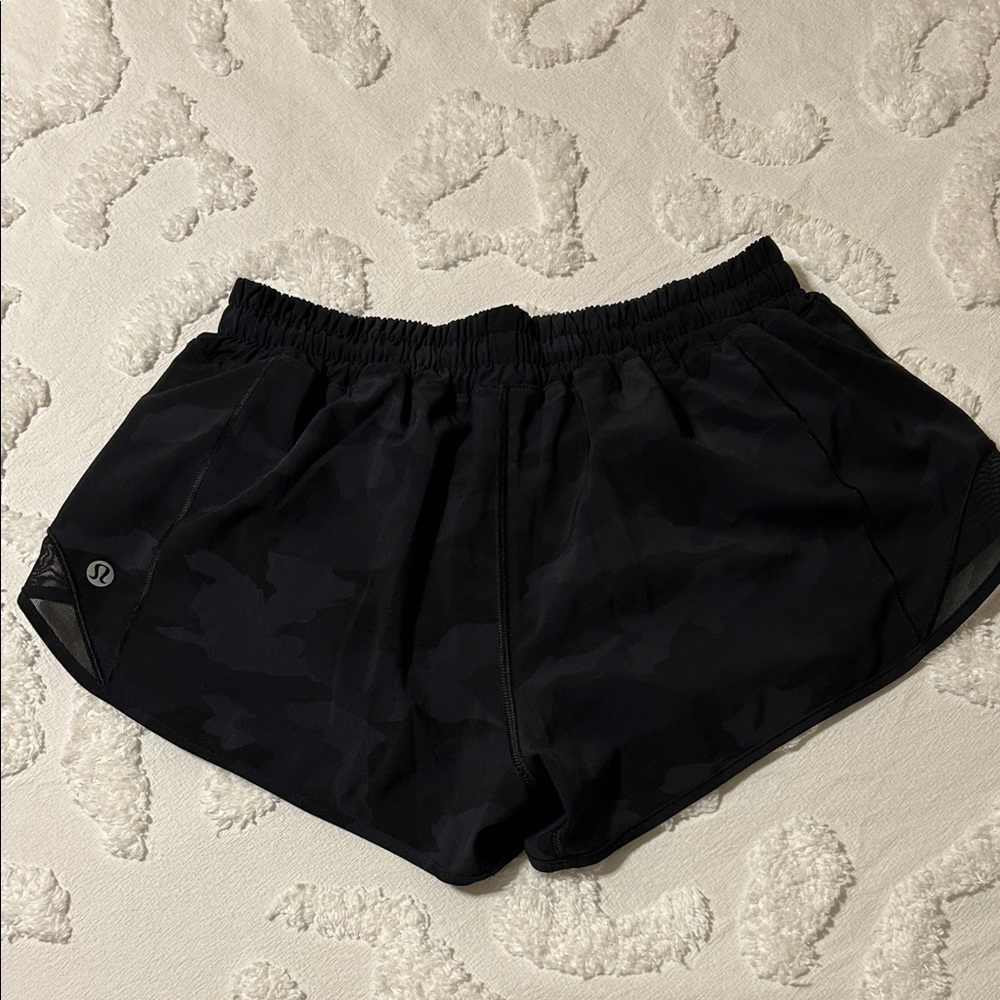 lululemon athletica Camo Black Athletic Shorts